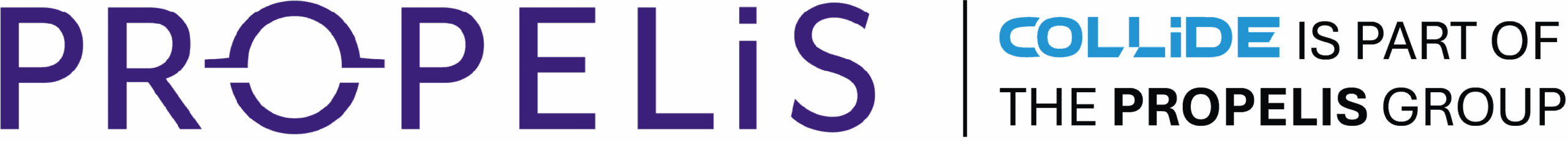 Propelis and Collide logos with the statement “COLLiDE is part of the PROPELIS GROUP”.